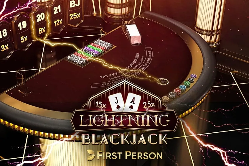 First Person Lightning Blackjack
